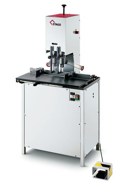 Stago PB-2015 S6 Automatische papier boormachine 2 koppen