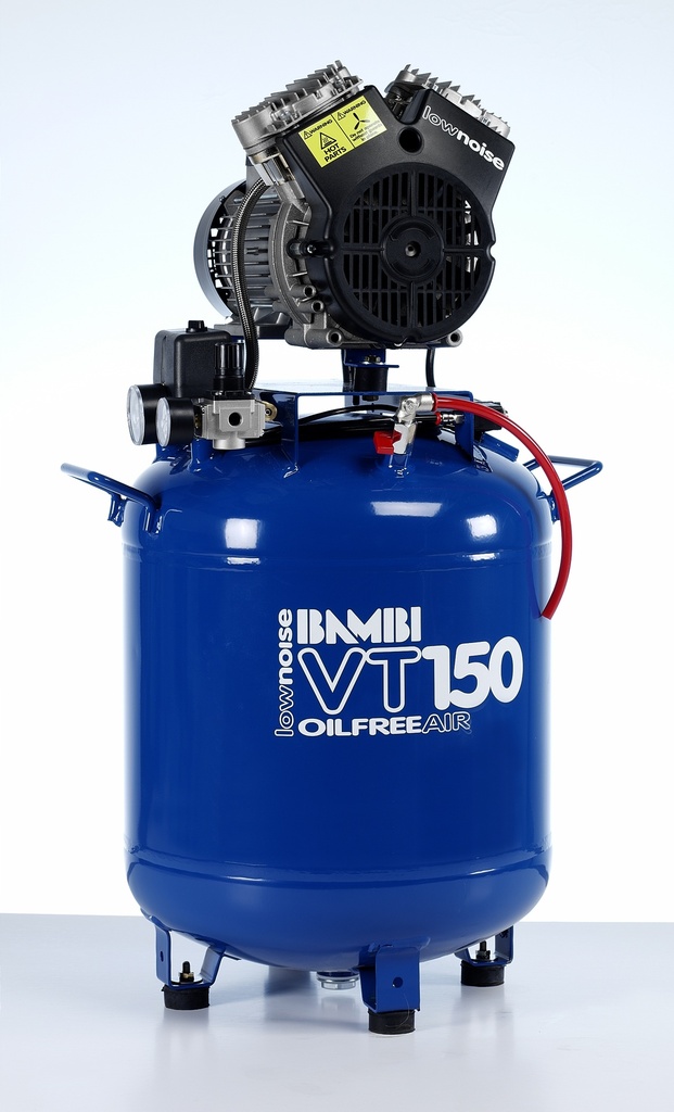 Ultra geluidsarme olievrije compressor BAMBI VT-150