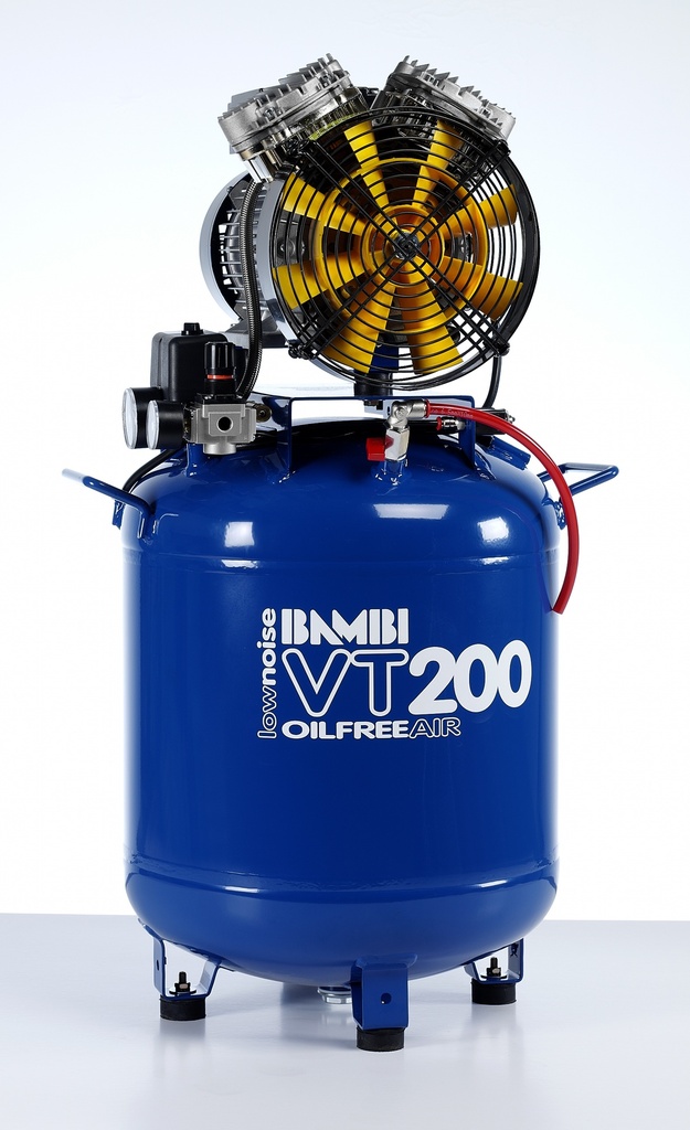 Ultra geluidsarme olievrije compressor BAMBI VT-200