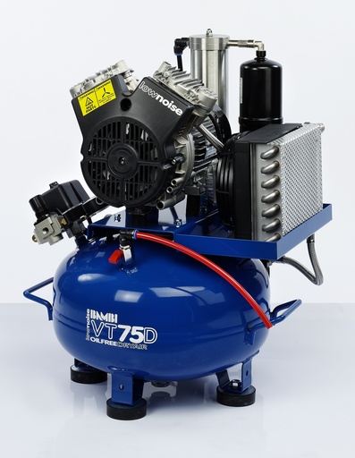 [VT75D] Ultra Low Noise Oil free compressor + AirDryer BAMBI VT-75D