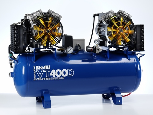 [VT400D] Ultra geluidsarme olievrije compressor + AirDryer BAMBI VT-400D