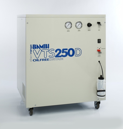 [VTS250D] Ultra Low Noise Oil free compressor + AirDryer BAMBI VTS-250D