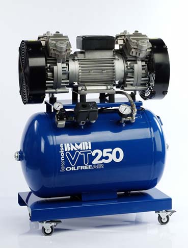 [VT250] Ultra Low Noise Oil free compressor BAMBI VT-250